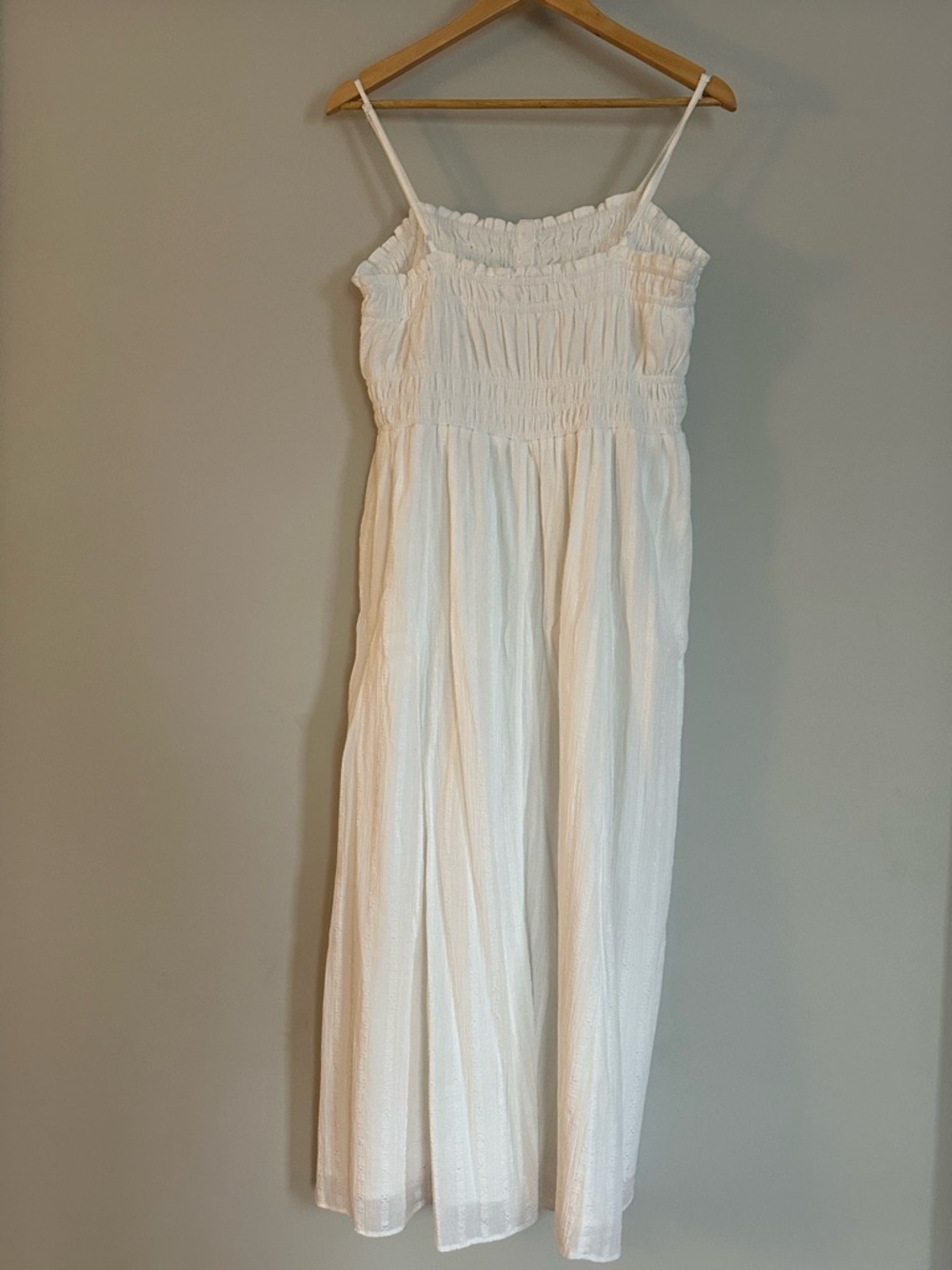 AE Ruched Button Up Midi Dress - Picture 6 of 7